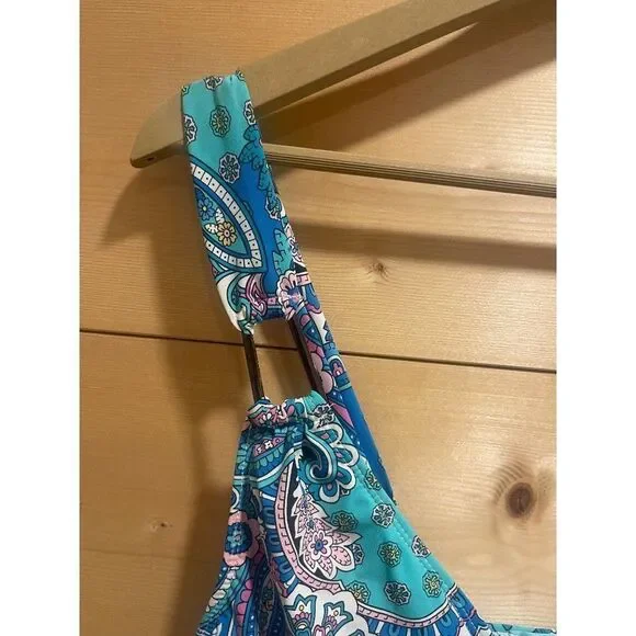 Assets by Sara Blakely Spanx Womens Med One Piece Swimsuit Paisley - Picture 5 of 7